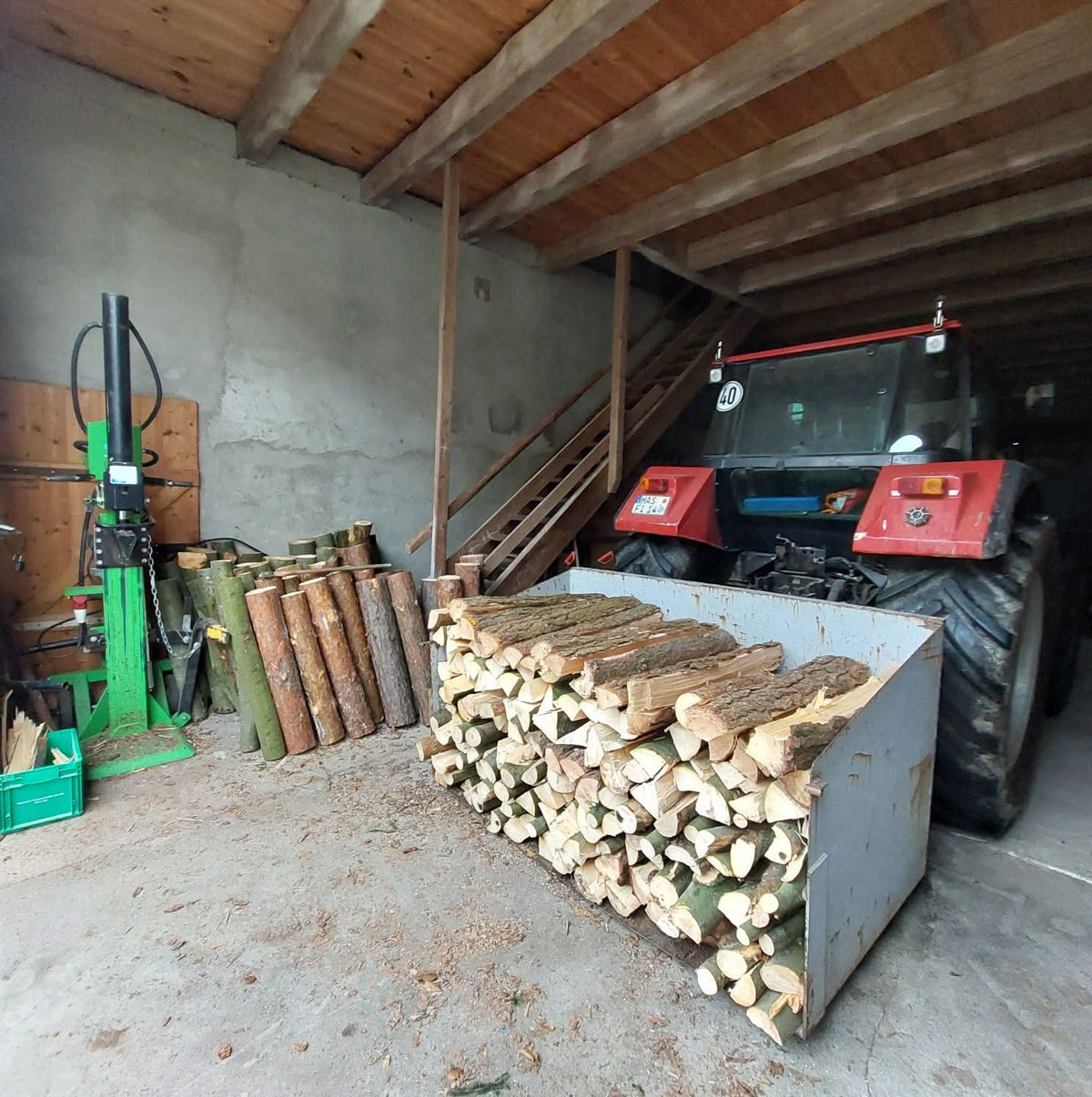 Eichenholz 20 RM – Halb-LKW